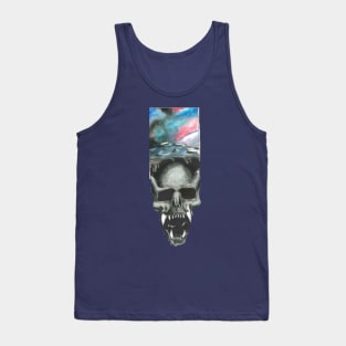 Wrecker Skull Design Tank Top